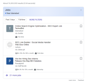 Job Listing